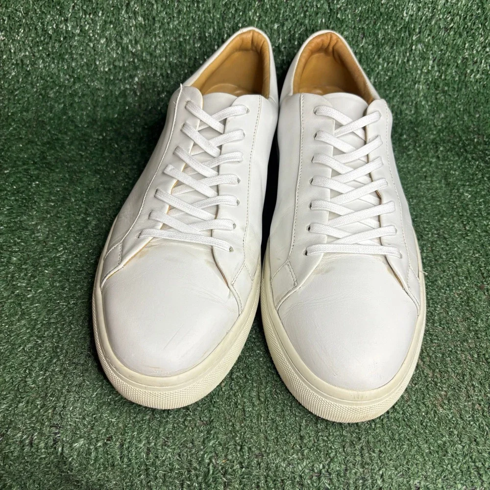 Thursday Boot Co Premier Low Top Leather Minimalist Luxury Sneaker White Mens 13